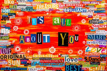 Print of Fine Art Typography Collage by Elena Howard