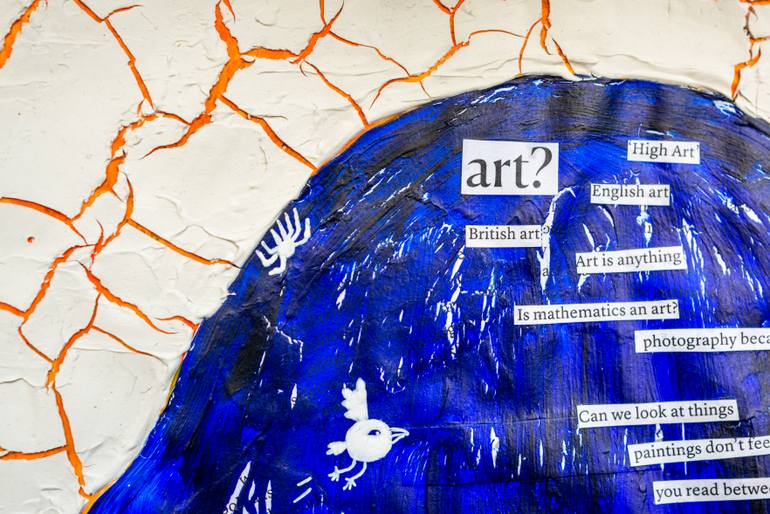 Original Conceptual Men Collage by Elena Howard