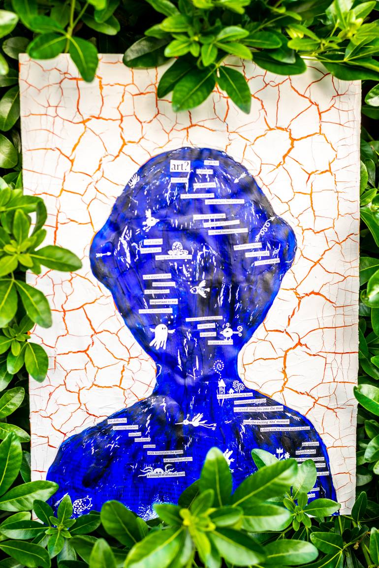 Original Conceptual Men Collage by Elena Howard