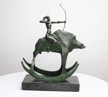 Original Figurative Fantasy Sculpture by Mariusz Dydo