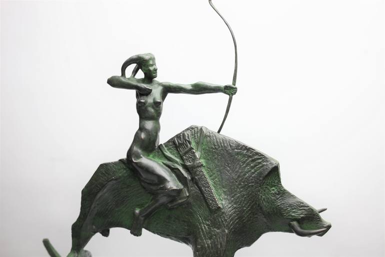 Original Figurative Fantasy Sculpture by Mariusz Dydo