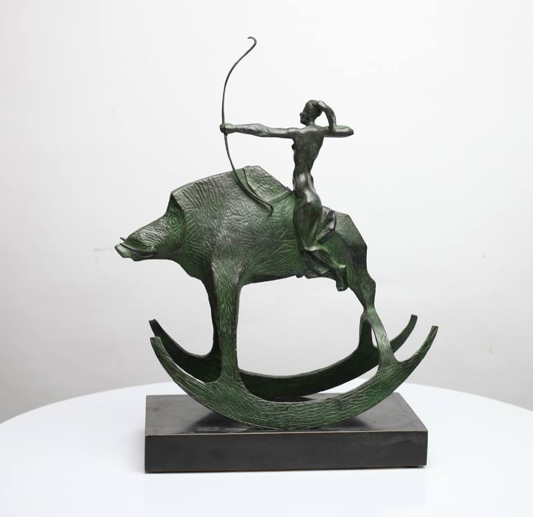 Original Figurative Fantasy Sculpture by Mariusz Dydo