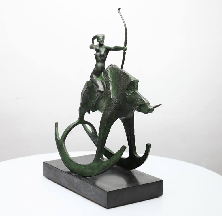 Original Figurative Fantasy Sculpture by Mariusz Dydo