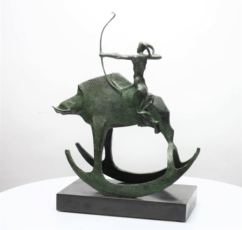 Original Figurative Fantasy Sculpture by Mariusz Dydo