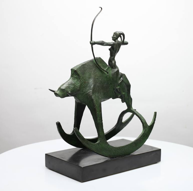 Original Figurative Fantasy Sculpture by Mariusz Dydo