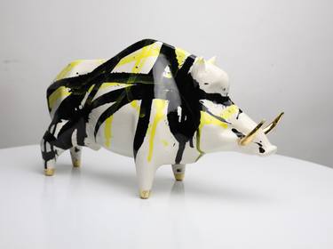 Original Pop Art Animal Sculpture by Mariusz Dydo