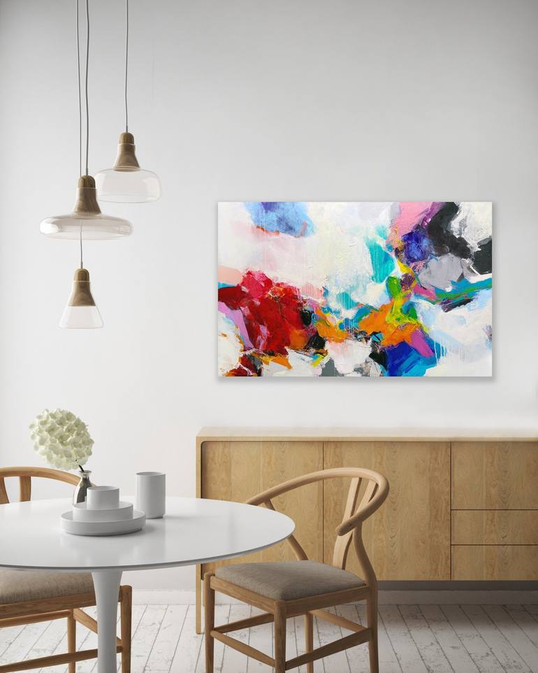 Original Contemporary Abstract Painting by Cobie Cruz