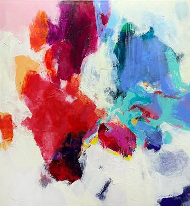 Original Abstract Expressionism Abstract Paintings by Cobie Cruz