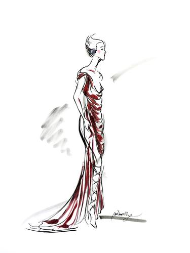 Original Fashion Drawings by Joshua Wong