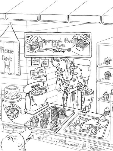 Original Food Drawings by Joshua Wong