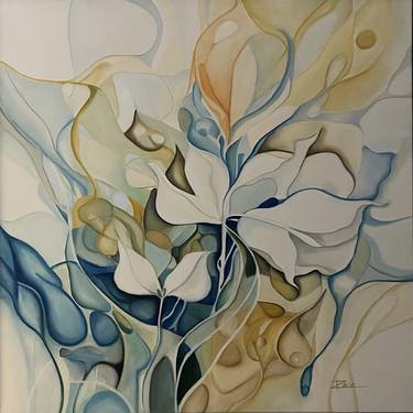 Original Abstract Nature Paintings by Rocio Delgado