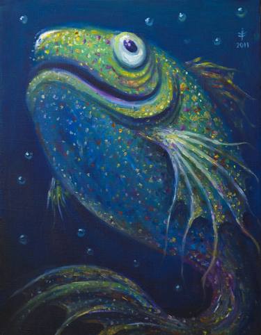 Print of Fish Paintings by Roman Filippov
