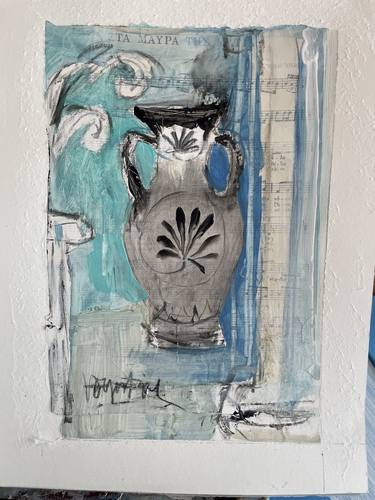 Greek Vase over Mandolin Music thumb