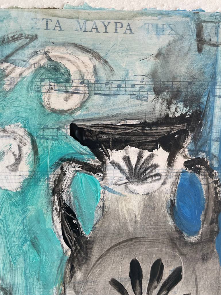 Original Abstract Other Collage by Diane Voyentzie