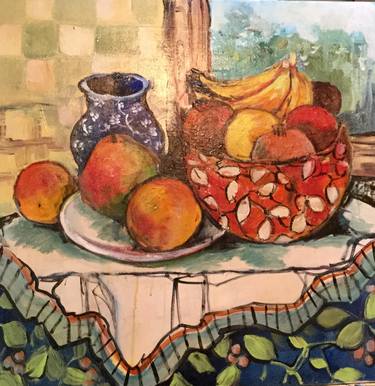 Print of Abstract Still Life Paintings by Diane Voyentzie