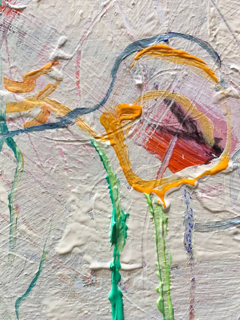 Original Abstract Nature Painting by Diane Voyentzie