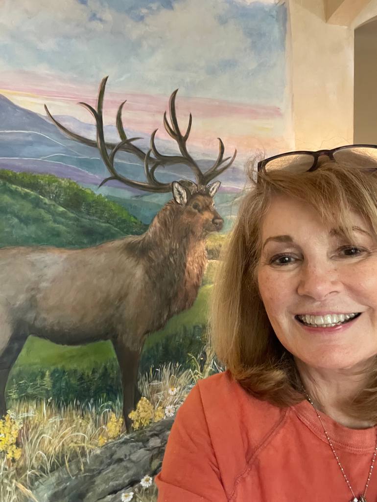 Original Realism Animal Painting by Diane Voyentzie