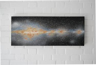 Original Abstract Outer Space Paintings by Peter Nadory