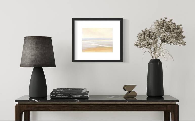 Original Realism Beach Painting by Ed Little