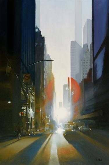 Original Realism Cities Paintings by Ed Little