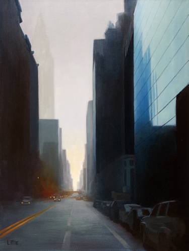 Original Cities Paintings by Ed Little