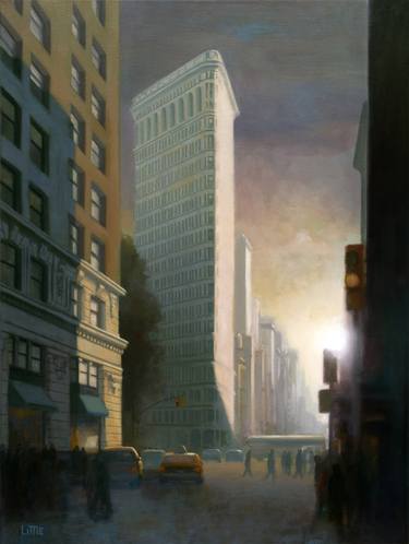 Original Realism Cities Paintings by Ed Little