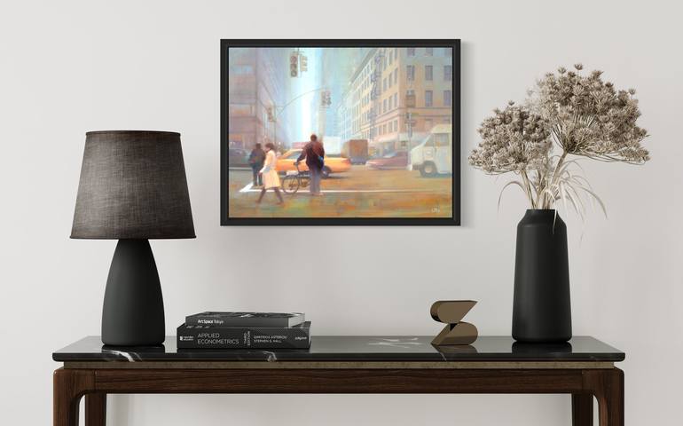 Original Realism Cities Painting by Ed Little