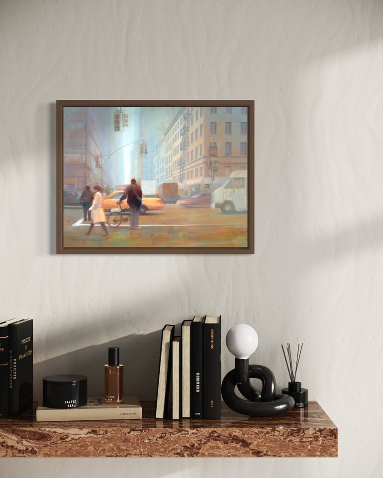 Original Realism Cities Painting by Ed Little