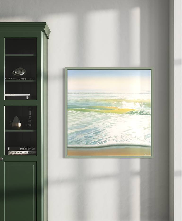 Original Figurative Seascape Painting by Ed Little