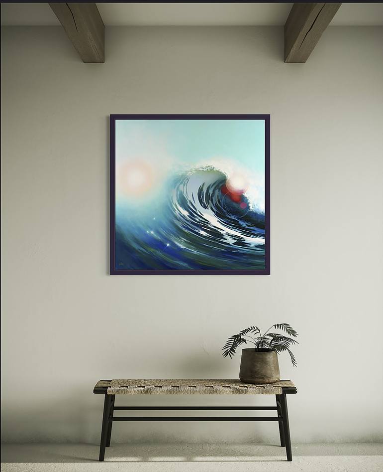 Original Fine Art Seascape Painting by Ed Little