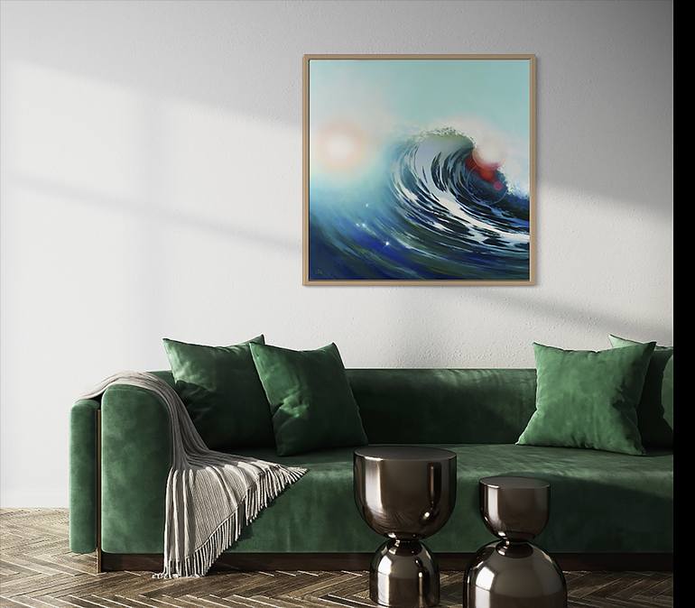 Original Fine Art Seascape Painting by Ed Little