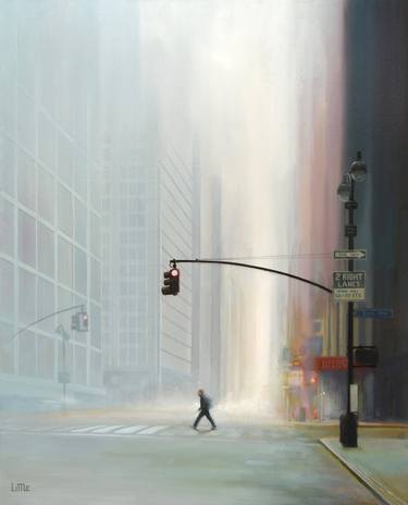 Original Realism Cities Paintings by Ed Little