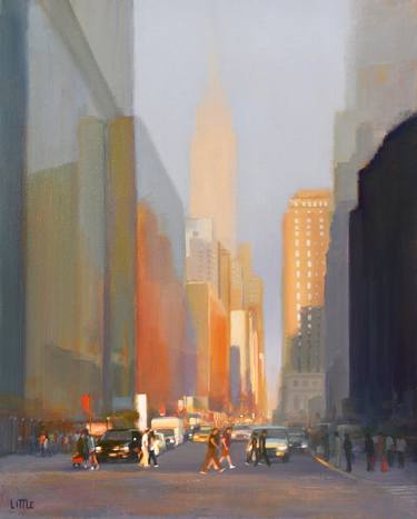 Original Realism Cities Paintings by Ed Little