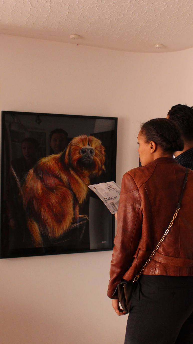 Original Figurative Animal Drawing by Jonara Oliveira