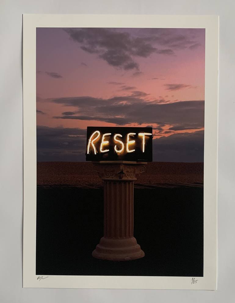 Original Conceptual Beach Printmaking by Rebecca Mason