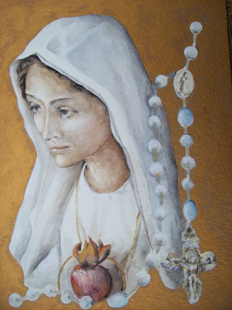 MARY, MOTHER OF OUR LORD Painting by Deborah Josephine Roberts ...