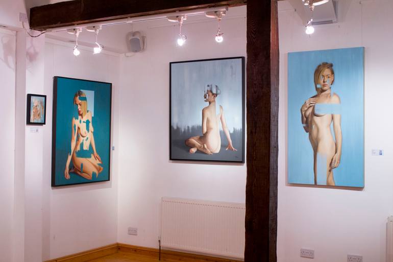 Original Figurative Nude Painting by Francis Reynolds