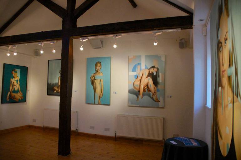 Original Figurative Nude Painting by Francis Reynolds