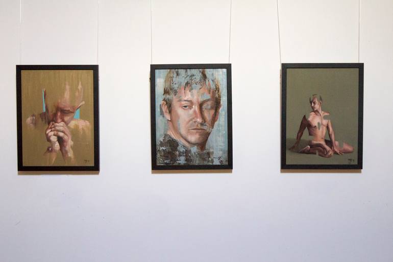 Original Figurative Nude Painting by Francis Reynolds