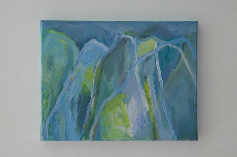 Original Expressionism Landscape Painting by Dominique Philion