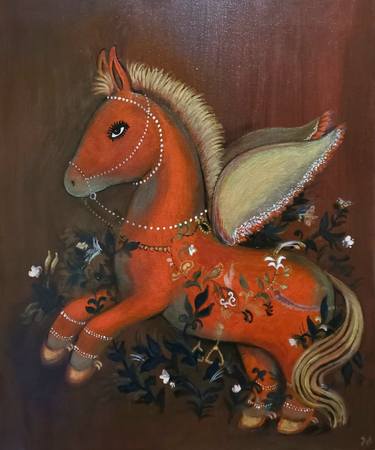 Original Figurative Animal Paintings by Giorgi Tabliashvili