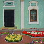 The courtyard of the Moscow House of Nationalities or the Kurakinskaya Almshouse by Anastasia Nesterova