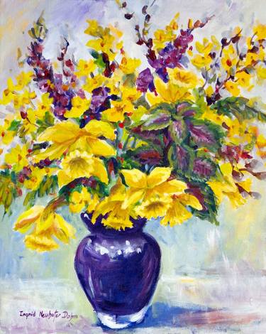 Original Impressionism Still Life Paintings by Ingrid Dohm