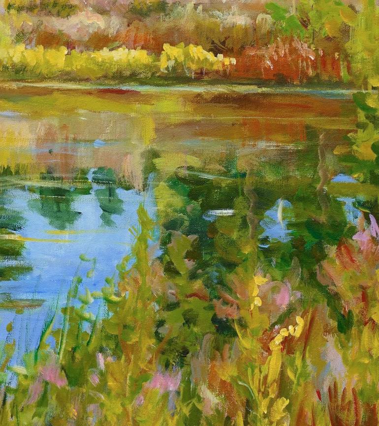 Original Impressionism Landscape Painting by Ingrid Dohm