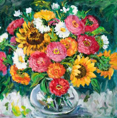 Original Floral Paintings by Ingrid Dohm