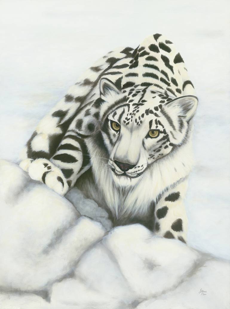 Print of Figurative Animal Paintings by Jane Moore