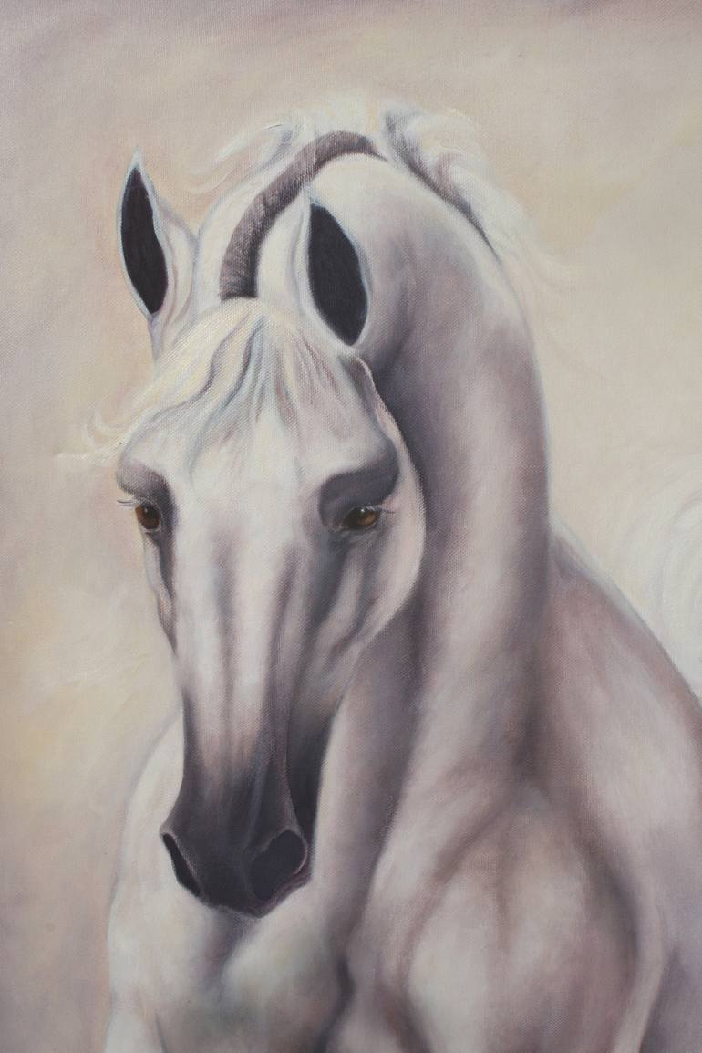 Original Figurative Horse Painting by Jane Moore