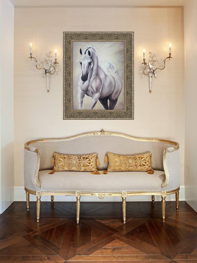 Original Figurative Horse Painting by Jane Moore