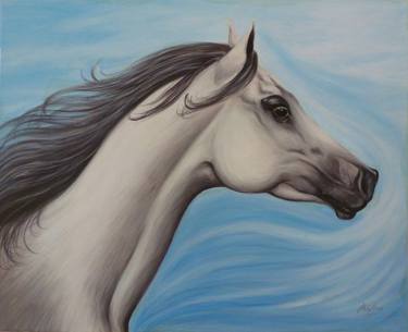 Print of Conceptual Horse Paintings by Jane Moore