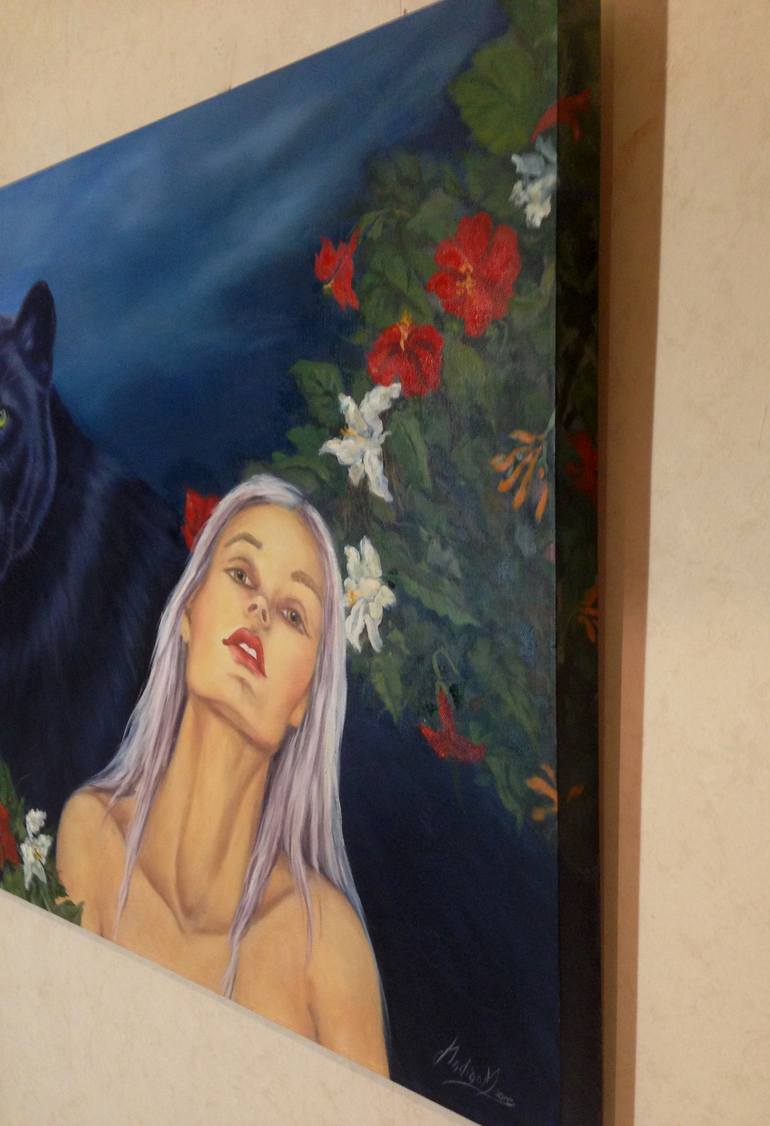 Original Conceptual Fantasy Painting by Jane Moore